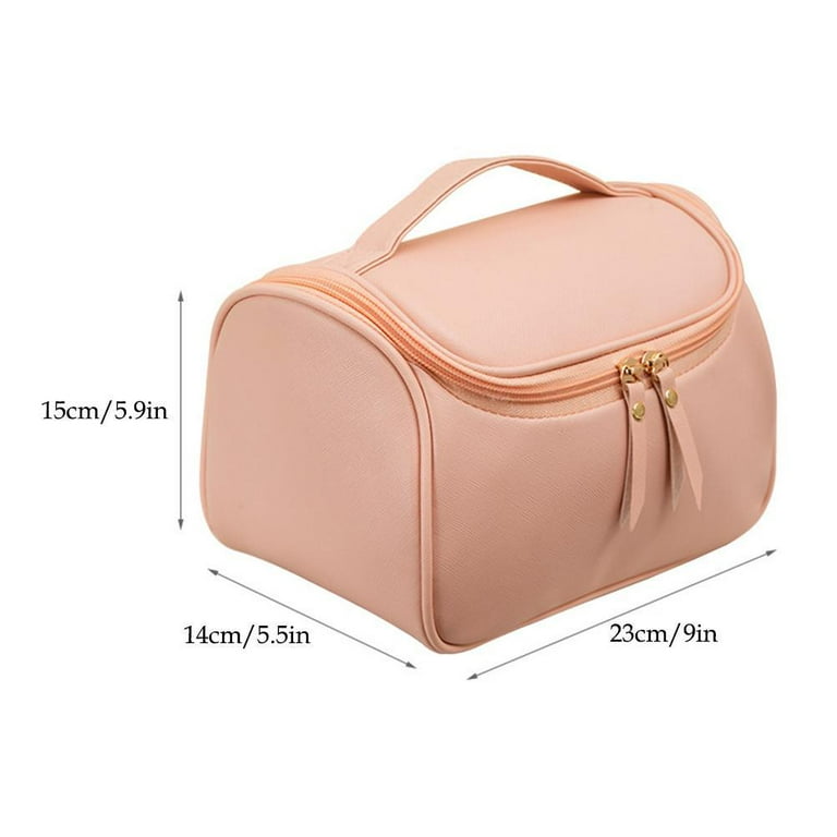  rewhaw Clear Makeup Bag Travel Makeup Bag,Cosmetic Bag Set,2Pcs  Large Makeup Bag,2in1 Portable Clear Toiletry Bag,Waterproof PU Leather  Wash Bag Travel Makeup Organiser Bags for Women : Beauty & Personal Care