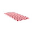 thumbnail image 2 of Mantel rectangular ajustable impermeable para picnic en casa, interior y exterior. Rojo 24x48 pulgadas, 2 of 9