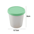 thumbnail image 2 of Ice Cream Containers for Homemade Ice Cream- Reusable Ice Cream Storage Containers for Freezer, 2 of 5