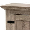 thumbnail image 6 of Baxton Studio Bruce Modern Contemporary Farmhouse Oak Brown Finished Wood 2-Door Shoe Storage Cabinet, 6 of 7