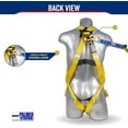 thumbnail image 3 of Palmer Safety (2 Pack) Safety Harness w/Detachable 6 ft Lanyard I Single Leg Lanyard w/ Internal Shock Absorbing & Snap Hook I OSHA/ANSI Fall Arrest Kit, 3 of 6