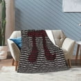 thumbnail image 7 of Math Pi Blanket Gifts For Kids Adults - Lightweight Throw Blanket For Bedroom Living Room Decor Soft Fuzzy Fleece Cozy Plush Bed Couch 80"X60", 7 of 7
