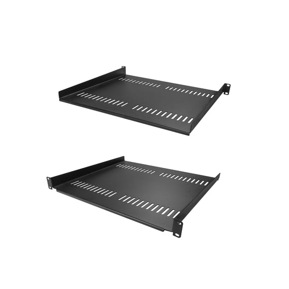 Estantería para servidores StarTech.com de 1 U, ventilada, 20 kg de capacidad, x2