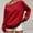 Red, variant on Liweisiy Off The Shoulder Sweatshirts For Womens Long Sleeve Oversized Baggy Tops Casual Trendy Fall Solid Color Shirts Blue 3XL