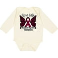 thumbnail image 3 of Inktastic Multiple Myeloma Cancer Awareness Hope & Faith with Butterfly Ribbon Boys or Girls Long Sleeve Baby Bodysuit, 3 of 5