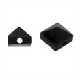thumbnail image 1 of Swarovski Crystal, #5060 Square Spike Beads 5.5mm, 4 Pieces, Jet Black, 1 of 2