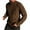 Brown, variant on Long Sleeved Men Fall Winter Cable Knit Sweater Warm Pullover Jumper
