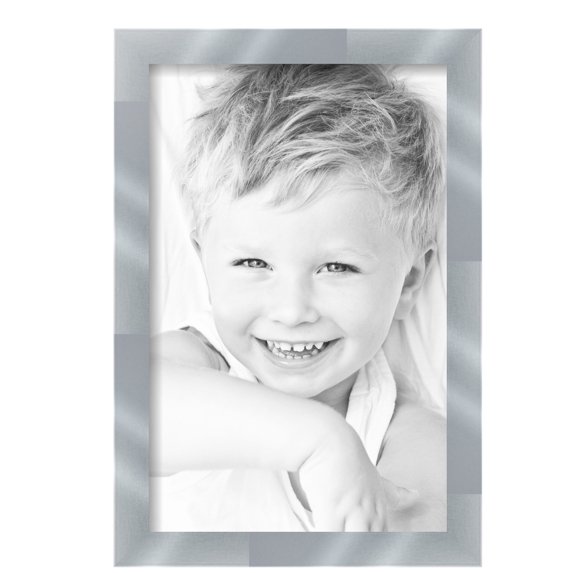 ArtToFrames 11" x 17" Stainless Steel Picture Frame, 11x17 inch Silver MDF Poster Frame (WOM-5313), Pack