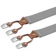 thumbnail image 4 of BIGLUFU Men's Suspenders, Y-Shaped Heavy Duty Suspenders - 6 Metal Clips, Elastic Straps Perfect For Both Casual and Formal, Father's Day Gift, 4 of 8