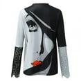 thumbnail image 4 of Blusas informales de negocios para mujer, blusas para mujer Túnicas informales de otoño para que las mujeres las usen con mallas de manga corta fluidas Pompotops  hkajfhjk457942, 4 of 5