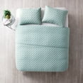thumbnail image 3 of VCNY Home Nina 3-Piece Blue Geometric Quilt Set, King, Adult, Unisex, 3 of 6