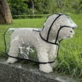 thumbnail image 5 of Transparent Pet Rain Poncho for Cats and Dogs Outdoor Rainwear Gear Easy Wear Design, 5 of 8