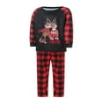 thumbnail image 4 of Ensemble de Pyjamas de Noël pour Bébés Enfants Homewear PJ pour Rennes Maman Papa, 4 of 9