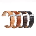 thumbnail image 2 of Correa De Piel De Becerro De Cuero Genuino 16 Mm 18 20 22 24 Banda De Reloj Suave Liberación Rápida Pulsera Retro Estilo Vintage, 2 of 4