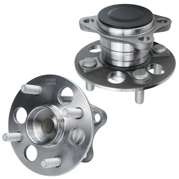 Detroit Axle - Rear Complete Wheel Hub & Bearings Assembly Replacement for 2006-2008 Toyota Yaris