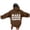 Brown, variant on Hoodies for Women Make Crowded Women's Hooded Sweatshirt Yoga Apparel Sweat Women Workout Long Sleeve Sweatshirt Hoodie with V Neck Tunic Long Neck Sweater Winter Fashion for 2022 Ladies Red S