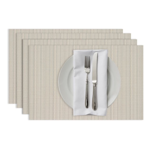 Tapete de mesa de 4 piezas, tapete de mesa resistente al calor, tapete de mesa de cocina, tapete lavable resistente al calor, para cena buffet de fiesta