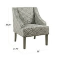 thumbnail image 4 of HomePop Classic Swoop Arm Accent Chair, 4 of 8