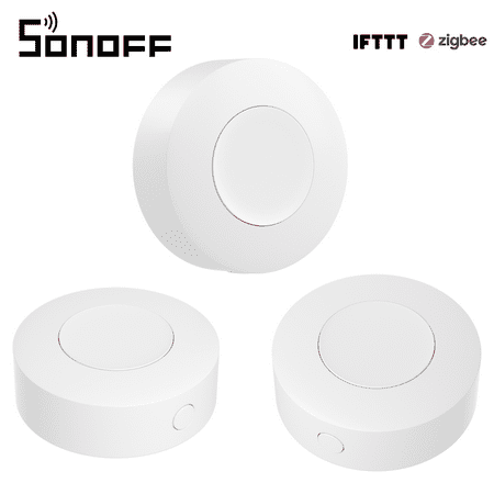 SONOFF Wireless Mini Smart Switch, Requires Zigbee Hub, Versatile 3-Models Control Button for Smart Home Devices, Works with Alexa Google Home 3Packs