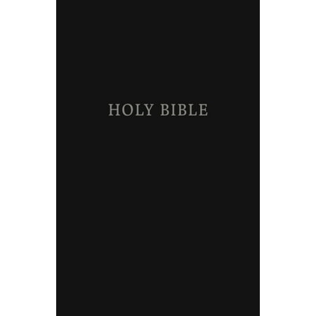 KJV, Pew Bible, Large Print, Hardcover, Black, Red Letter Edition, Comfort Print : Holy Bible, King James (What's The Best Bible Version To Read)