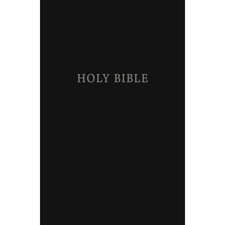 Holy Bible Charm - KJV, Pew Bible, Large Print, Hardcover, Black, Red Letter Edition