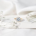 thumbnail image 5 of Rosec Jewels IGI Certified Lab Grown Diamond 4 Carat Engagement Ring - E-VS1 Quality - Jewelry for Special Occasions, 10K Yellow Gold, US 3.00, 5 of 9