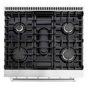 Cosmo 30 Inch 4.5 Cubic Foot Gas Range Convection Oven with 5 Italian Burners