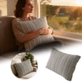 thumbnail image 2 of SIfdSeng Headboard Back Cushion Lumbar Support Upholstered Segmented Striped Headboard Removable Reading Positioning Sofa Dorm Resting Backrest, 2 of 6