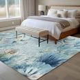 thumbnail image 4 of Coastal Octopus Area Rugs 5'x7', Washable Small Throw Rugs for Laundry Room Playroom, Farmhouse Eucalyptus Leaf Marine Lifes Indoor Outdoor Rug Non-Slip Low Pile Carpet Runner Reversible Floor Mats, 4 of 8