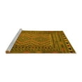 thumbnail image 2 of Ahgly Company Machine Washable Indoor Rectangle Persian Yellow Traditional Area Rugs, 5' x 7', 2 of 4