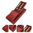 thumbnail image 3 of Jiandong Pen Case Wooden Pen Box Set with Fountain Pens & Stand - Stationery Gift(6.22X2.2X0.91Inch), 3 of 10