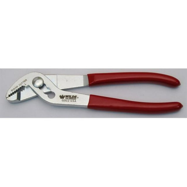 Wilde Tool 10 Water Pump Slip Joint Pliers-Polished-Clam Card