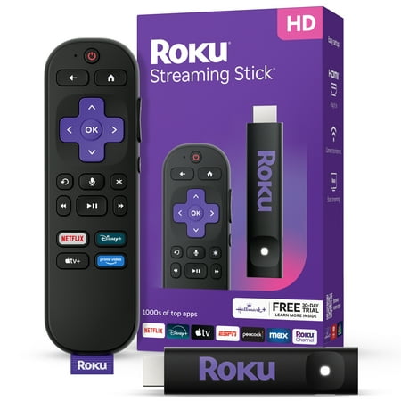 Roku Streaming Stick 2025 -...