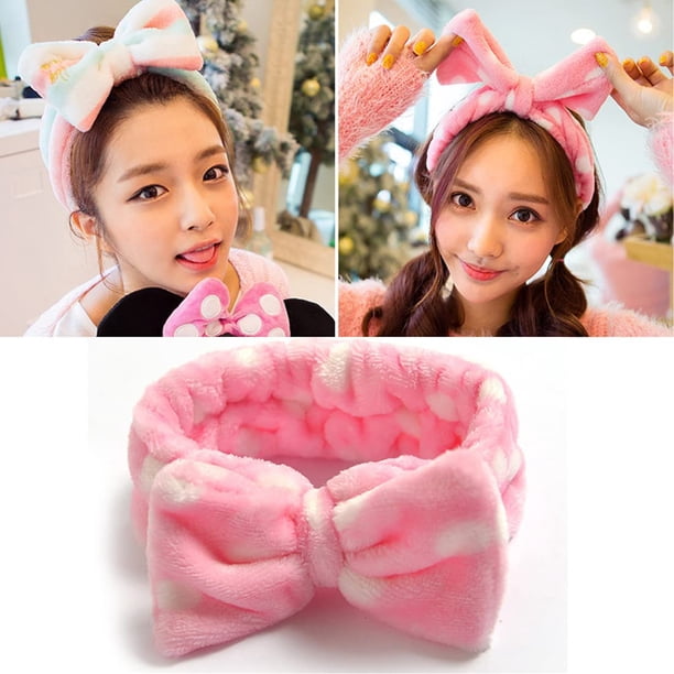 HOPESHINE Diademas Faciales De Spa Para Mujeres, Maquillaje Y Lavado, Diadema Elástica Para El Cuidado De La Piel, Diadema Para La Cabeza, Gran Regalo Para Mujeres Y Niñas, Paquete De 3
