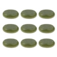 thumbnail image 1 of pieza 9x Piedras De Masaje De Jade Natural Piedra Fría Y Caliente Para Masaje 5x6cm, 1 of 9