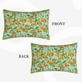 thumbnail image 2 of Goofa Tangerine Pattern Pillow Case – Plush & Soft Cushion Cover, Hypoallergenic Throw Pillow Case for Comfortable Sleep with Envelope Closure-20"x30", 2 of 6