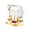 White, variant on Home Garden Balcony Decor, Rocking Chair Planter Pot, Cute Face Rocking Chair Planter Pot Set Dynamic Sitting Cute Plant Pots Resin Succulent Flower Planter Desktop Decorative Swing Pot, Yellow