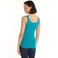 thumbnail image 2 of Time and Tru Women's Rib Tank Top, Sizes XS-XXXL, 2 of 4