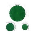 thumbnail image 2 of OUNONA 10Pcs Lightweight Artificial Lotus Leaves Green Floating Pond Decoration, 2 of 6