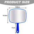 thumbnail image 2 of CNKOO Large Hand Mirror  Handheld Mirror With Handle  Salon Mirror For Barber Hairdressing - blue, 2 of 6