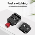 thumbnail image 3 of Universal Quick Release Plate Clamp SLR Camera Stabilizer Tripod Base Gimbal Quick Release Base 38mm Arca Accessories,1 * quick release plate clamp, 3 of 8