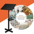 thumbnail image 5 of Classic Lectern Stand, Height Adjustable Mobile Podium, Multi-Purpose Tabletop for Speech, Lecture, Church, Reading or Laptop Desk with Edge Stopper, Black, 5 of 15