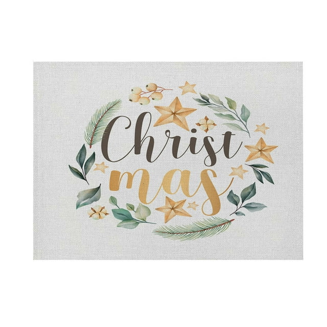 Jusqu'à 65 % de Réduction SMihono Ensemble de Table de Noël pour Famille, Fournitures de Décoration d'Ambiance