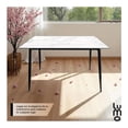 thumbnail image 3 of Mesa de Comedor Tipo Marmol Rectangular 120X70 Eames, 3 of 7