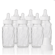 Evenflo Feeding Classic Glass Twist Bottles, 4 Ounce (Pack of 6)