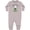 AC-Heather Grey, variant on Daddy's Little Caddy Cute Golf Ball Baby Fleece Romper