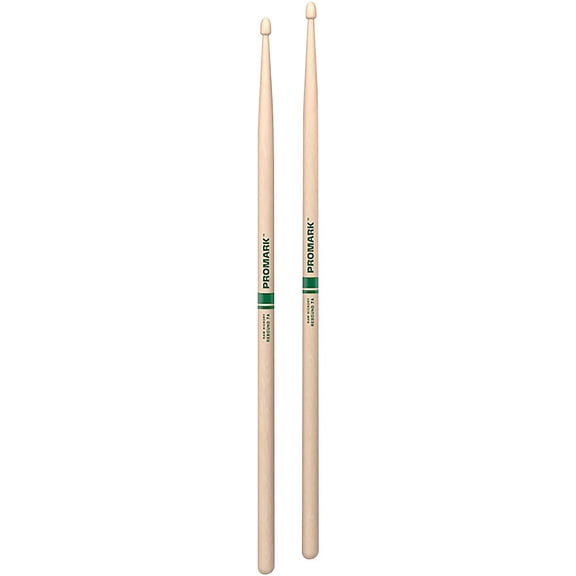 ProMark Rebound 7A Raw Hickory Drumsticks, Acorn Wood Tip