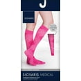 thumbnail image 2 of Sigvaris Style 832 Microfiber Patterns Women's Closed Toe Socks - 20-30 mmHg Long  Onyx Argyle ML  Long 832CMLW49, 2 of 3