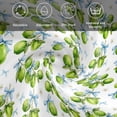thumbnail image 6 of Green Lemons Cloth Napkins, Summer Watercolor Blue Bows Fruits Washable and Reusable Dinner Napkins Set of 6, Table Napkin for Kitchen Party Birthday Wedding Hotel Housewarming 20"x20", 6 of 9