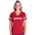 thumbnail image 1 of MmF - Womens Football Fine Jersey T-shirts, up to Size 3XL - Colorado, 1 of 5